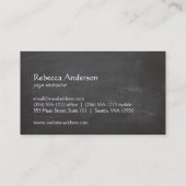 Flying Horse Visitenkarte (Rückseite)