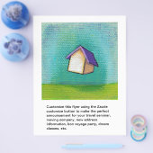 Flying House Reisen Zuhause lustige fröhliche fröh Flyer (Einzeln)