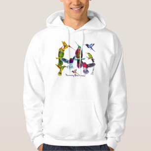 FLYING HUMMING BIRDS FUN HOODIE