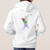 Flying Hummingbird  Hoodie (Rückseite)