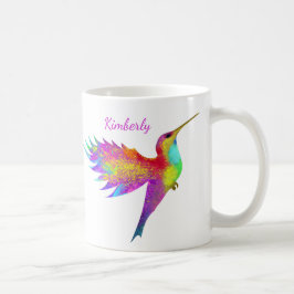 Flying Hummingbird Individuelle Name Tasse