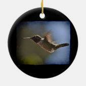 Flying Hummingbird Keramikornament (Hinten)