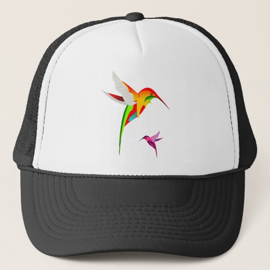 Flying Hummingbirds Truckerkappe (Vorderseite)