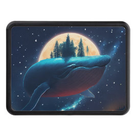 Flying Humpback Whale Moonlight Sea Starry Forests Abschlepphaken Cover