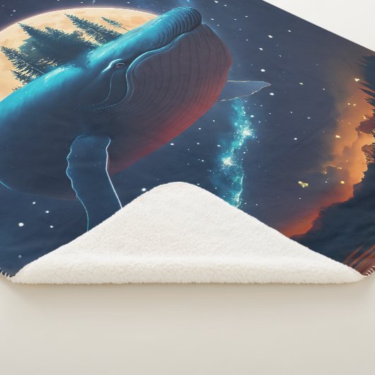 Flying Humpback Whale Moonlight Sea Starry Forests Sherpadecke (3/4)