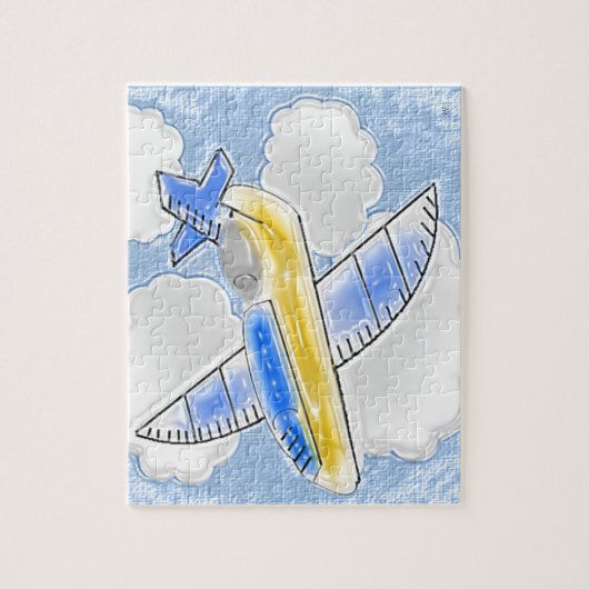 Flying Jet-Flugzeug Puzzle (Vertikal)