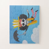 Flying King Skull Puzzle (Vertikal)