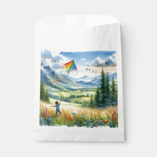 Flying Kite-Gunst-Taschen Geschenktütchen (Vorderseite)