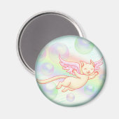 Flying Kitty-Magnet Magnet (Vorderseite/Rückseite)