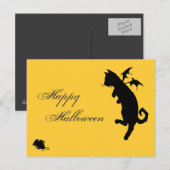 Flying kitty postkarte (Vorne/Hinten)