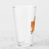 Flying Kunekune Pig Glas (Rechts)