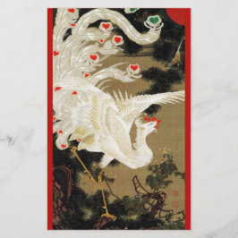 FLYING-LIEBE PHOENIX, Federn, HerzValentinstag Briefpapier