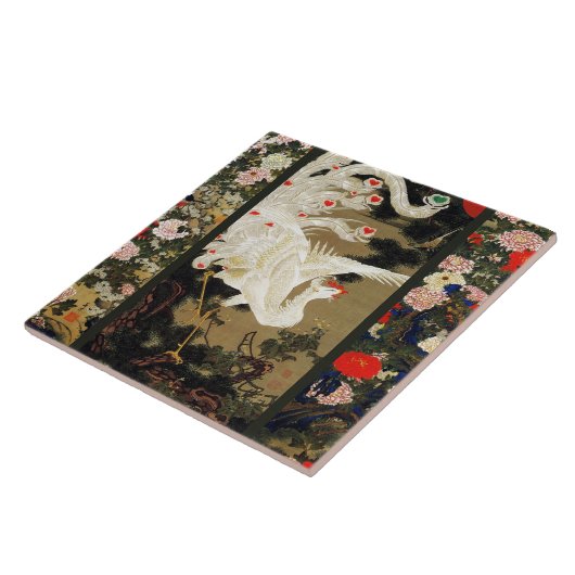 FLYING-LIEBE PHOENIX, Federn, HerzValentinstag Fliese (Seite)