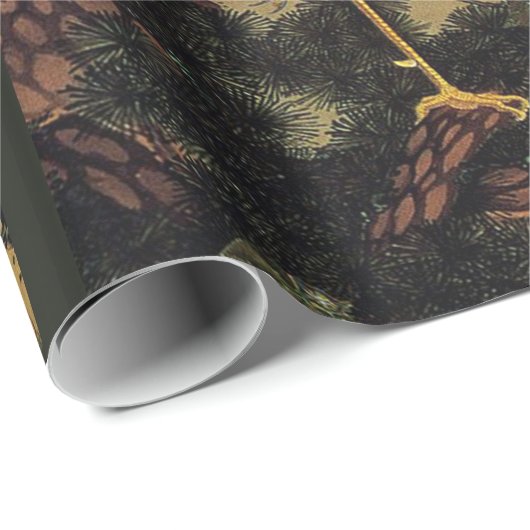 FLYING-LIEBE PHOENIX, Federn, HerzValentinstag Geschenkpapier (Rolleneckpunkt)