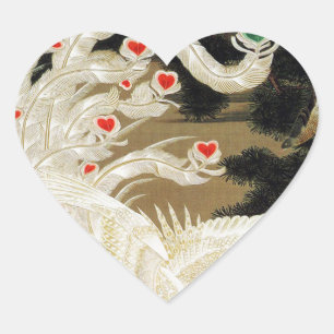 FLYING-LIEBE PHOENIX, Federn, HerzValentinstag Herz-Aufkleber