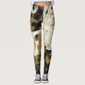 FLYING-LIEBE PHOENIX, Federn, HerzValentinstag Leggings (Vorderseite)