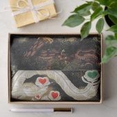 FLYING-LIEBE PHOENIX, Federn, HerzValentinstag Seidenpapier (Geschenk)