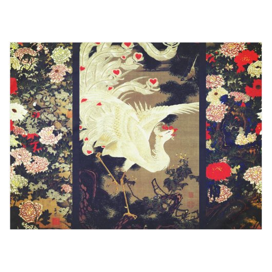FLYING-LIEBE PHOENIX, Federn, HerzValentinstag Tischdecke (Vorderseite (Horizontal))
