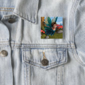 Flying Little Fairy Butterfly Button (Beispiel)
