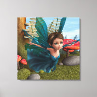 Flying Little Fairy Butterfly