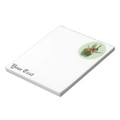 Flying Little Fairy Butterfly Notizblock (Rotiert)