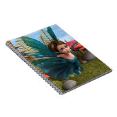 Flying Little Fairy Butterfly Notizblock (Rechte Seite)