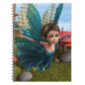 Flying Little Fairy Butterfly Notizblock (Vorderseite)