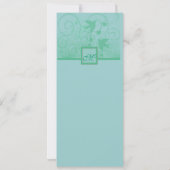 Flying Love Birds Hochzeitseinladung Einladung (Rückseite)