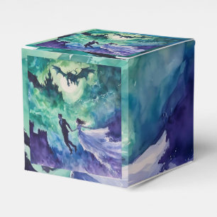 Flying Lovers - Aquarellmalerei Geschenkschachtel