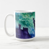 Flying Lovers - Aquarellmalerei Kaffeetasse (Links)