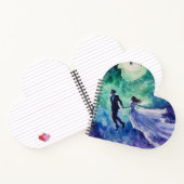 Flying Lovers - Aquarellmalerei Notizblock (Innenseite)