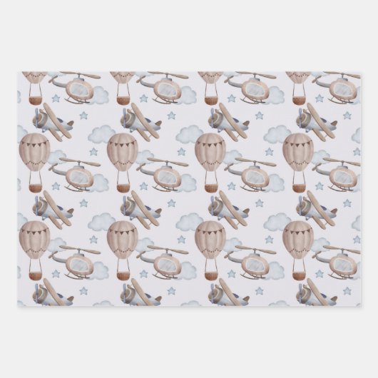 Flying Machines  Geschenkpapier Set (Vorderseite 2)