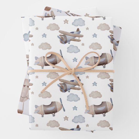 Flying Machines  Geschenkpapier Set (Beispiel)