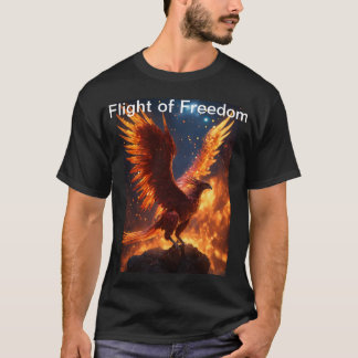 "Flying Majestät: Falcon Bird Design T - Shirt" T-Shirt