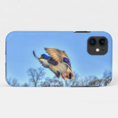 Flying Mallard Duck Drake Wildlife Foto Case-Mate iPhone Hülle (Rückseite (Horizontal))