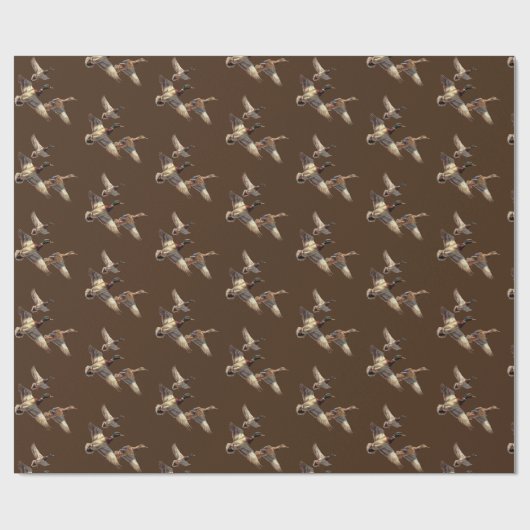Flying Mallard Ducks Geschenkpapier (Flach)