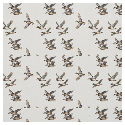 Flying Mallard Ducks Stoff (Muster)