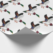Flying Mallard Geschenkpapier (Ecke)