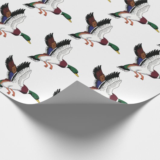 Flying Mallard Geschenkpapier (Ecke)