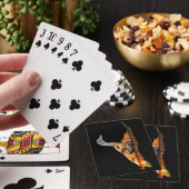Flying Mallard Playing Cards, Entenjagd Spielkarten (In Situ)