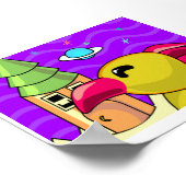 Flying Man Poster (Ecke)