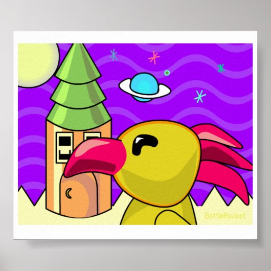 Flying Man Poster (Vorne)