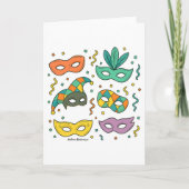 Flying Masks Karte (Vorderseite)