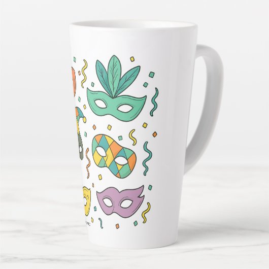 Flying Masks Milchtasse (Rechte Ecke)