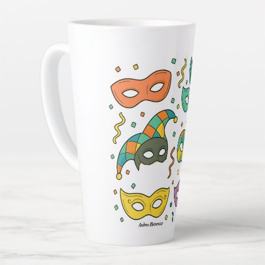 Flying Masks Milchtasse (Linke Ecke)