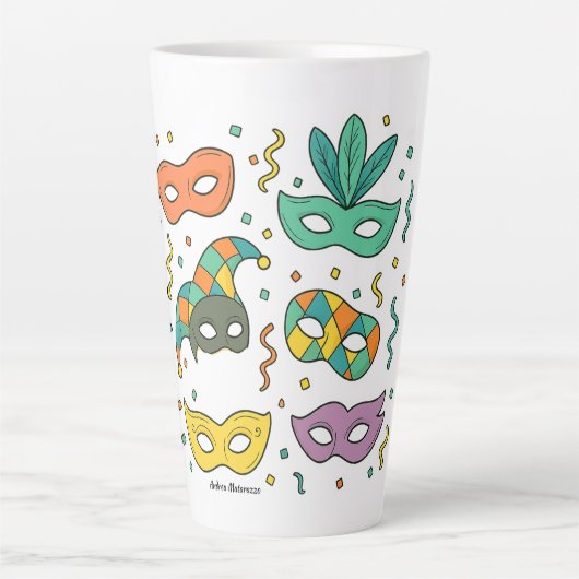 Flying Masks Milchtasse (Vorderseite)