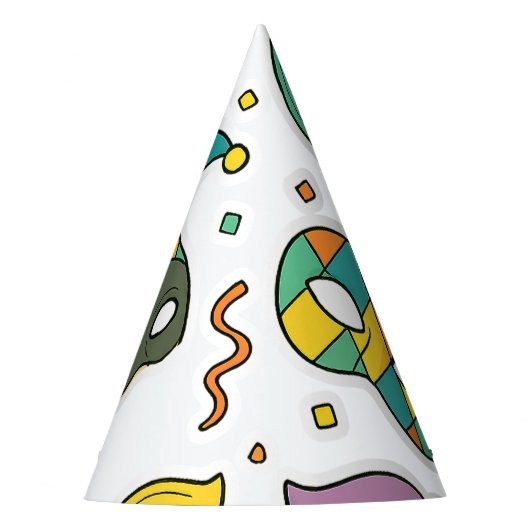 Flying Masks Partyhütchen (Vorderseite)