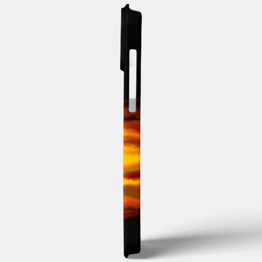 Flying mit schwarzer Katze , halloween night Case-Mate iPhone Hülle (Rückseite / Links)