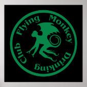 Flying Monkey Drink Club Poster (Vorne)