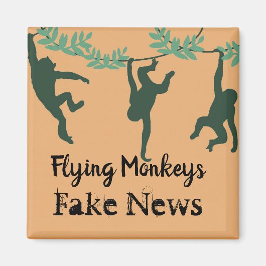 Flying Monkeys Fridge Magnet (Vorne)